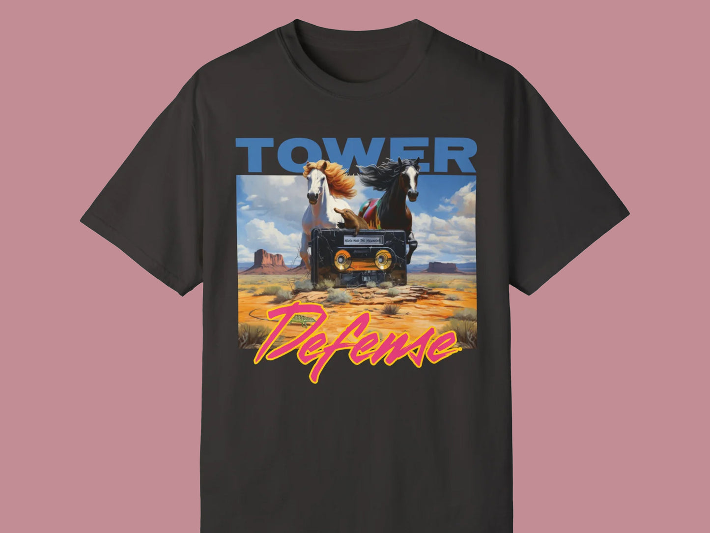 Tower Defense: Never Mind the Menagerie Commemorative Tee