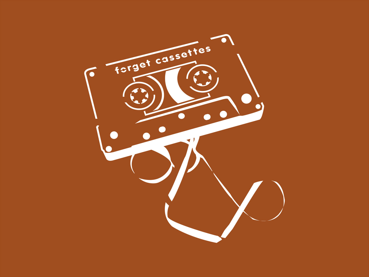 Forget Cassettes - Stencil Pocket Tee