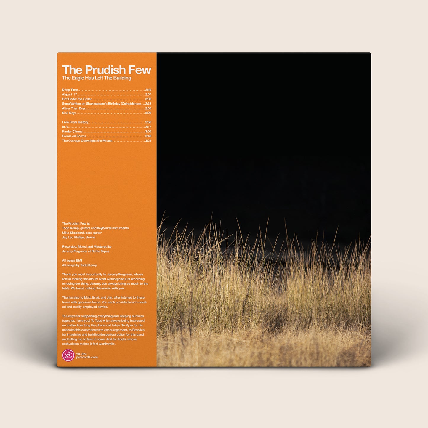 The Prudish Few: The Eagle Has Left the Building Vinyl