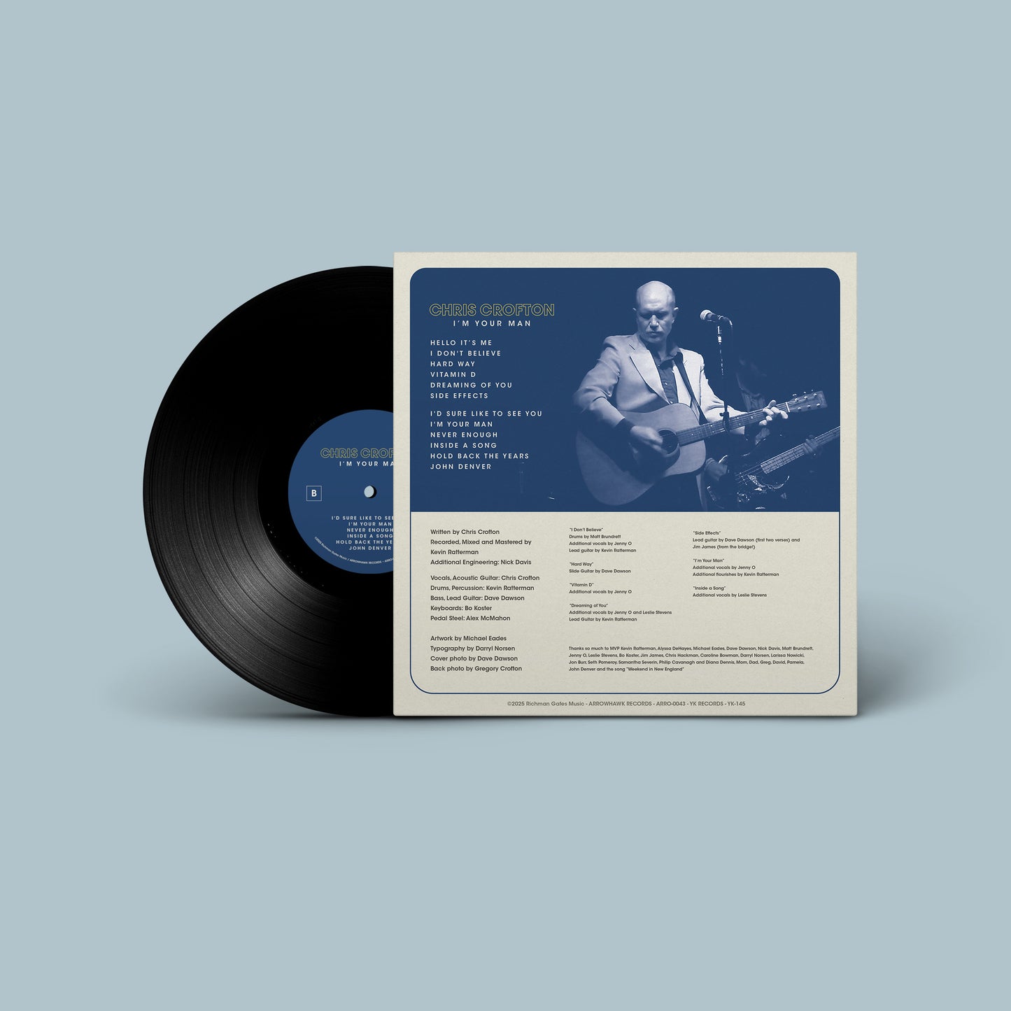 Chris Crofton: I'm Your Man 12" Vinyl