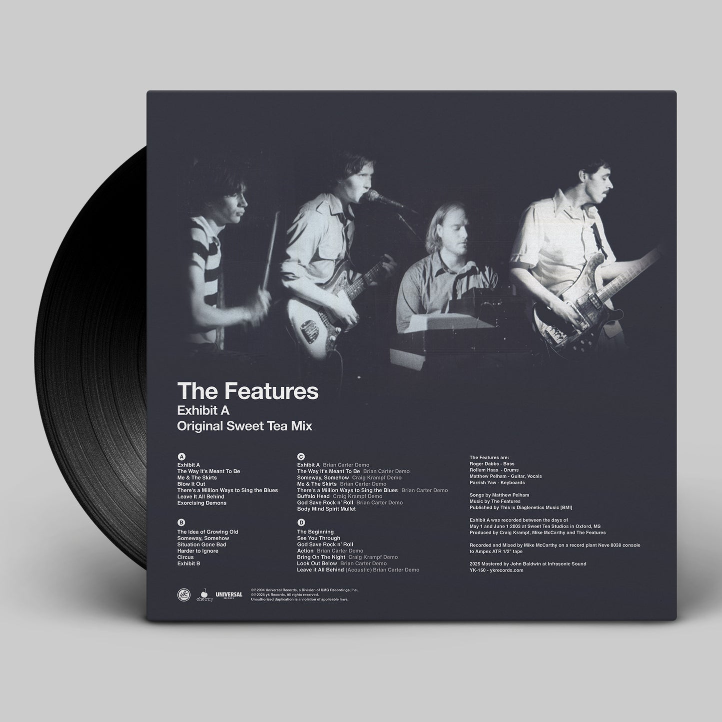 The Features: Exhibit A (Original Sweet Tea Mix) 2xLP